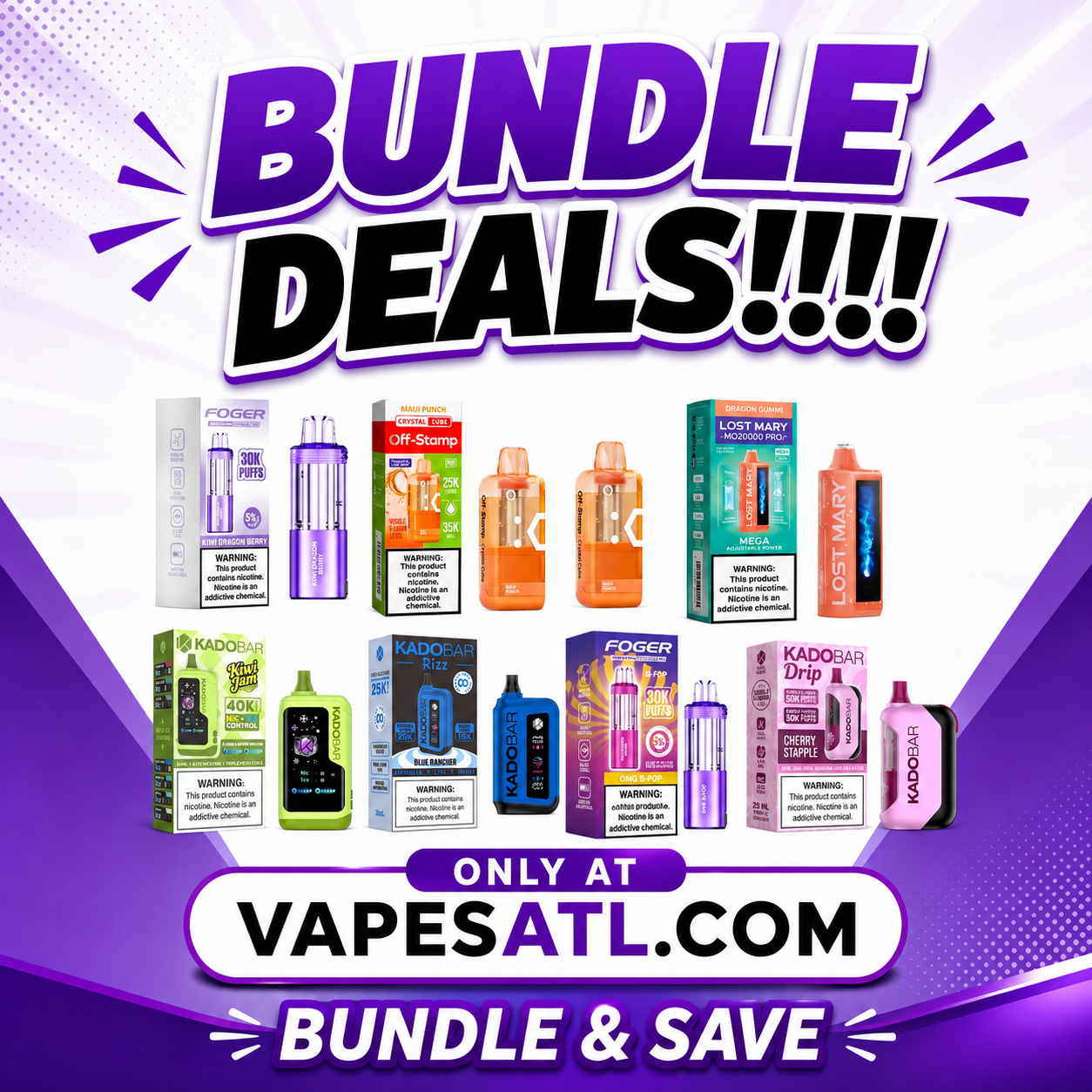 BUNDLE DEALS  VAPESATL.COM