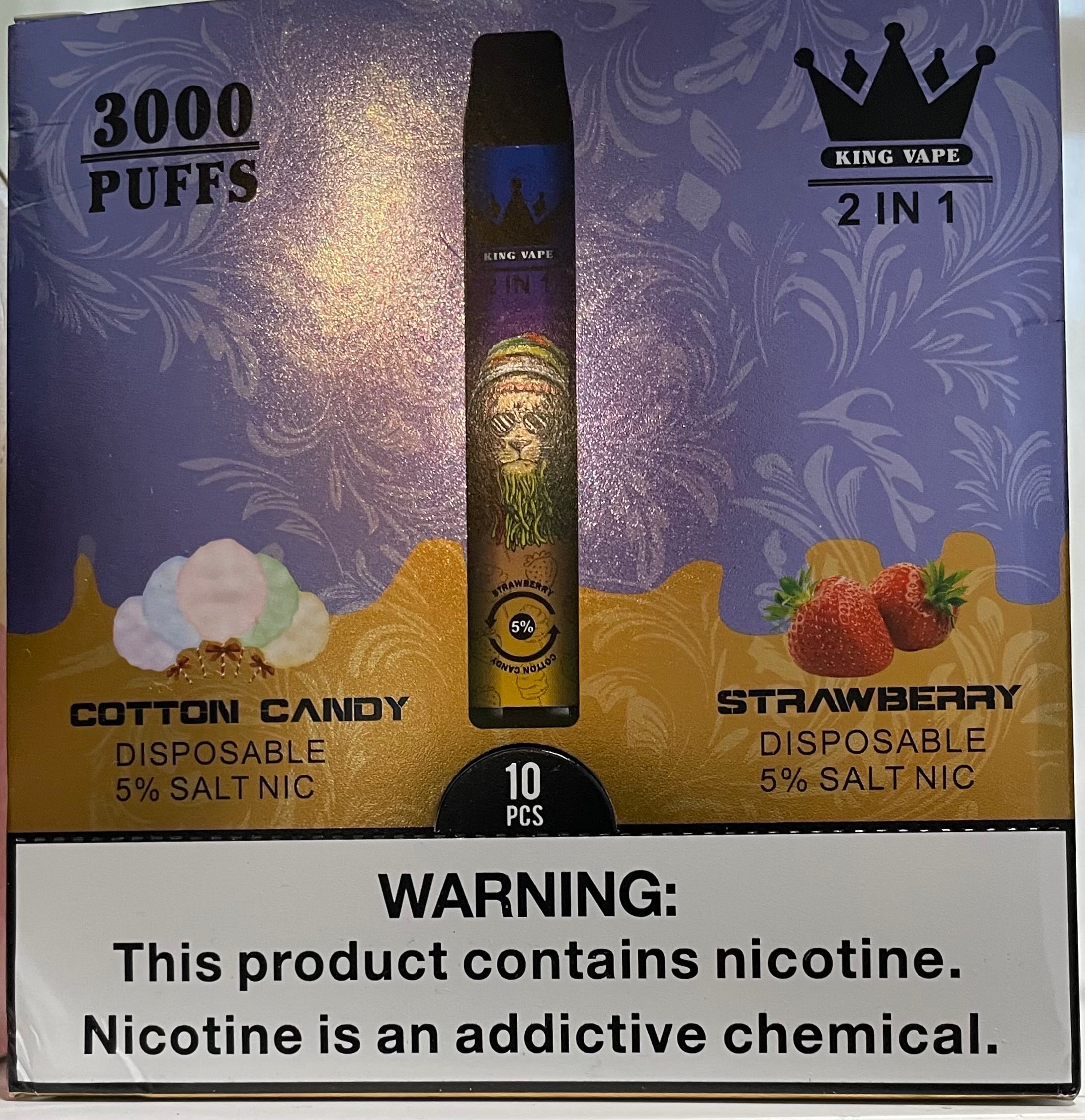 KING VAPE 2 IN 1 3000 PUFFS - NO RETURNS NO REPLACEMENTS VAPESATL.COM KING VAPE 2 IN 1 3000 PUFFS - NO RETURNS NO REPLACEMENTS VAPESATL.COM