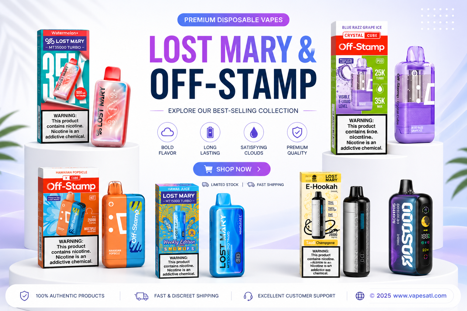LOST MARY/ OFF STAMP  VAPESATL.COM