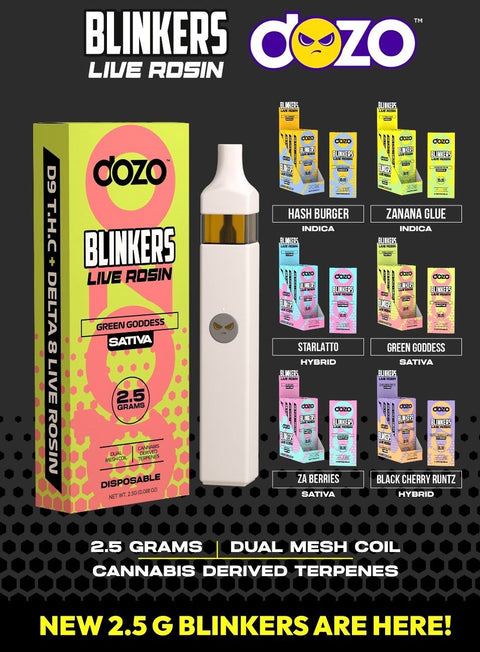 Don't Trip by Dozo Blinkers Disposable 2.5gm VAPESATL.COM Don't Trip by Dozo Blinkers Disposable 2.5gm VAPESATL.COM