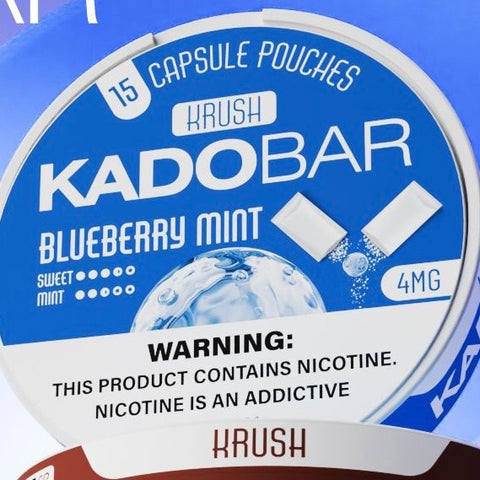 KADOBAR KRUSH NICOTINE POUCHES VAPESATL.COM KADOBAR KRUSH NICOTINE POUCHES VAPESATL.COM