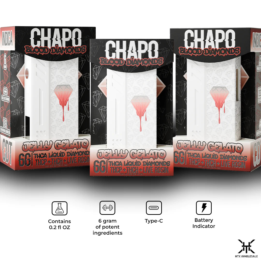 Chapo Blood Diamonds 6G Disposable VAPESATL.COM Chapo Blood Diamonds 6G Disposable VAPESATL.COM