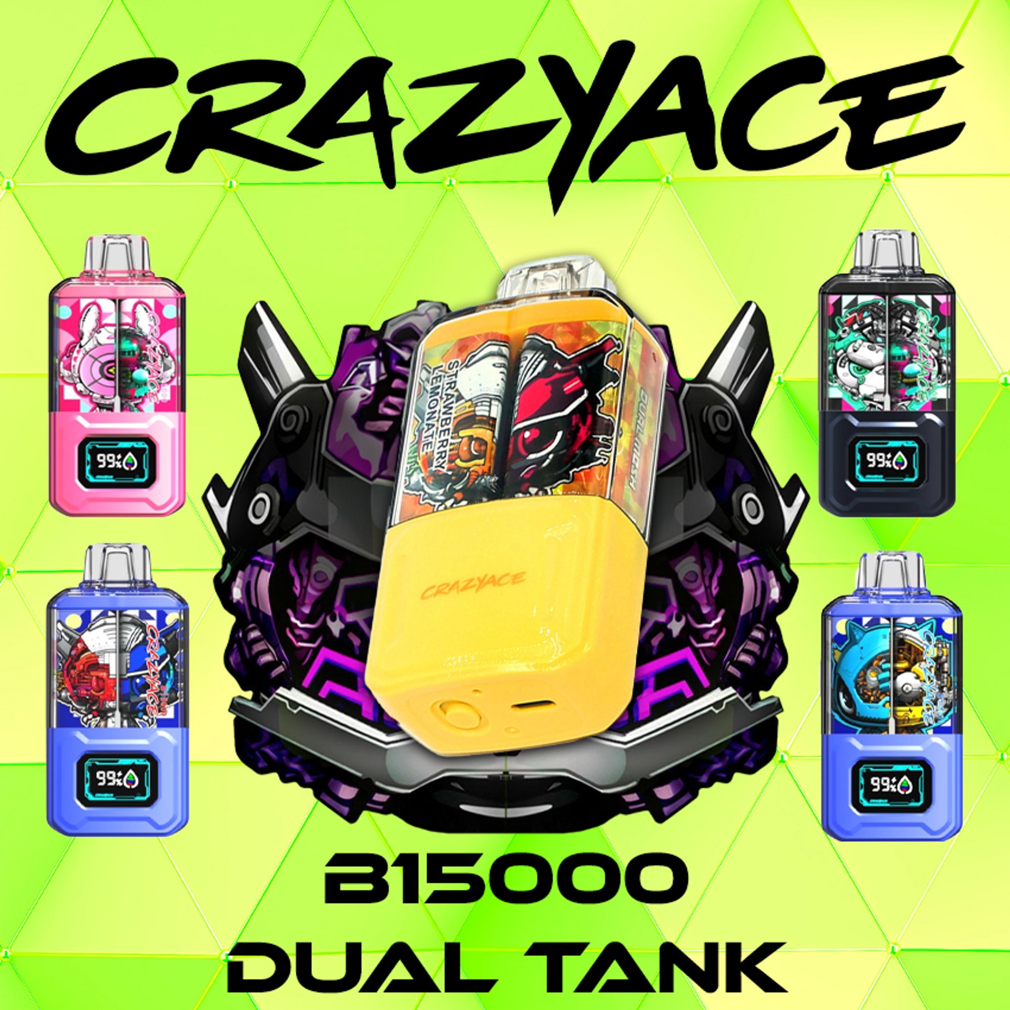 CRAZY ACE B15000 DUAL TANKS 15000 PUFFS $9.95 VAPESATL.COM CRAZY ACE B15000 DUAL TANKS 15000 PUFFS $9.95 VAPESATL.COM