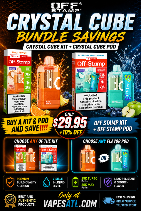 OFF STAMP CRYSTAL CUBE BUNDLE ONLY $29.95