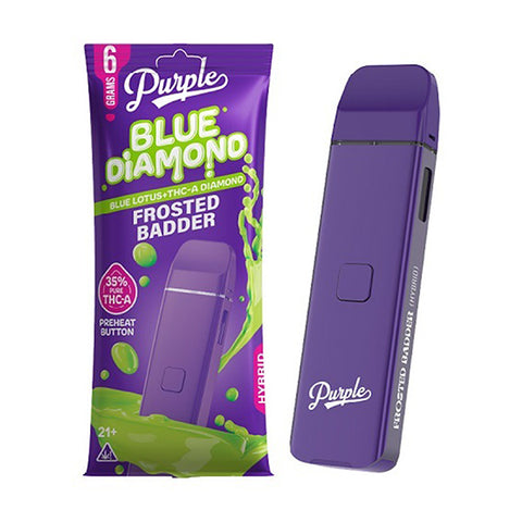 Purple Blue Diamond Disposable | 6g VAPESATL.COM Purple Blue Diamond Disposable | 6g VAPESATL.COM