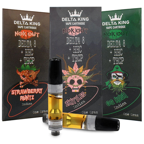 DELTA KING NOK OUT DELTA 8 + HHC + THCP 1GM CARTRIDGE