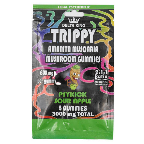 Delta King Trippy Amanita Muscaria Mushroom Gummies 3000MG