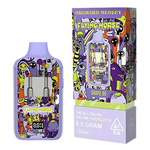 Flying Horse Orchard Medley Blend Disposable 8.5g VAPESATL.COM Flying Horse Orchard Medley Blend Disposable 8.5g VAPESATL.COM