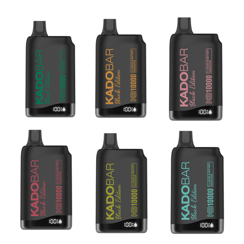Kado Bar 5% Black Edition 10000 Puffs $12.95 VAPESATL.COM Kado Bar 5% Black Edition 10000 Puffs $12.95 VAPESATL.COM