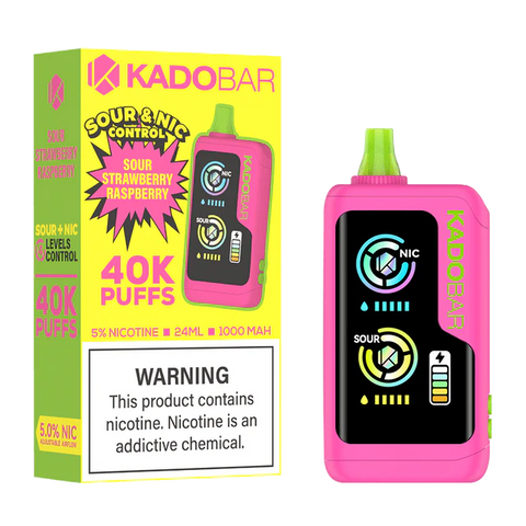 Kado Bar 5% Sour and Nic Control 40K Puffs Disposable From $19.95 VAPESATL.COM Kado Bar 5% Sour and Nic Control 40K Puffs Disposable From $19.95 VAPESATL.COM