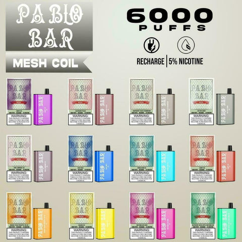 PABLO BAR 6000 PUFFS VAPESATL.COM PABLO BAR 6000 PUFFS VAPESATL.COM