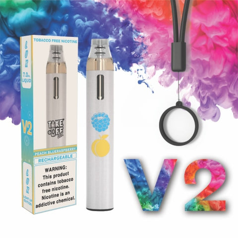 Take Off LUX V2 Disposable 5% Rechargeable 2800+ Puff VAPESATL.COM Take Off LUX V2 Disposable 5% Rechargeable 2800+ Puff VAPESATL.COM